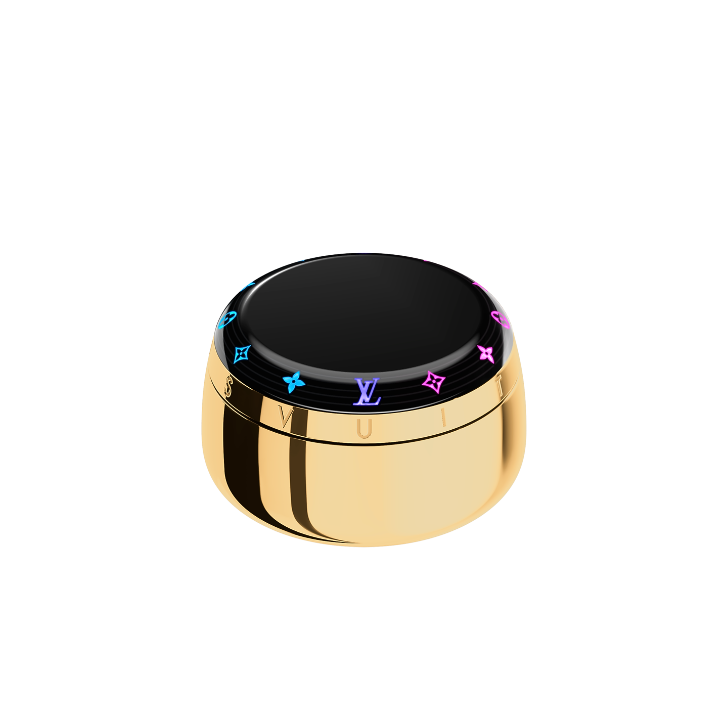 Louis Vuitton Horizon Light Up Earphones Golden Luxury Gold LOUIS